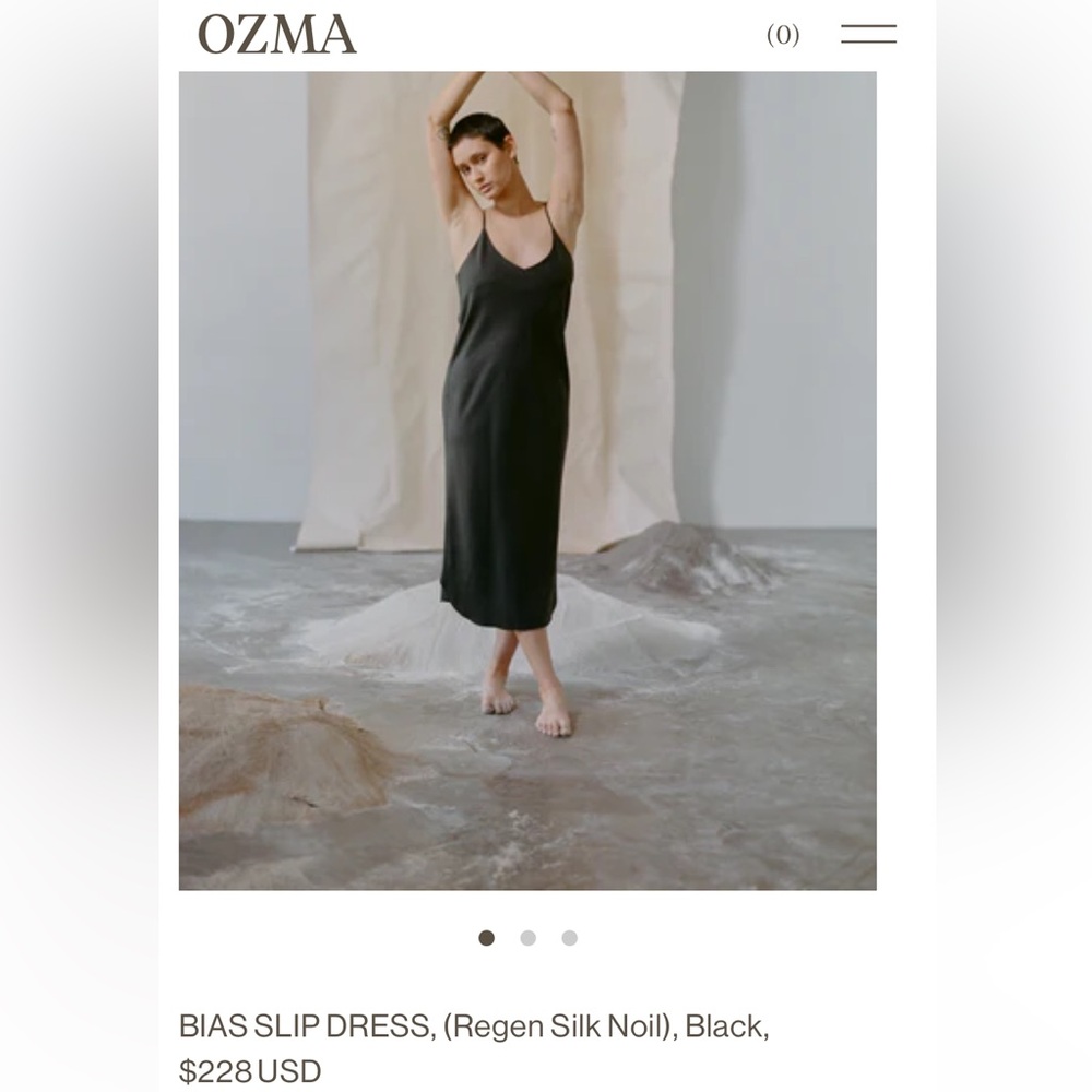 Ozma Bias Slip Dress